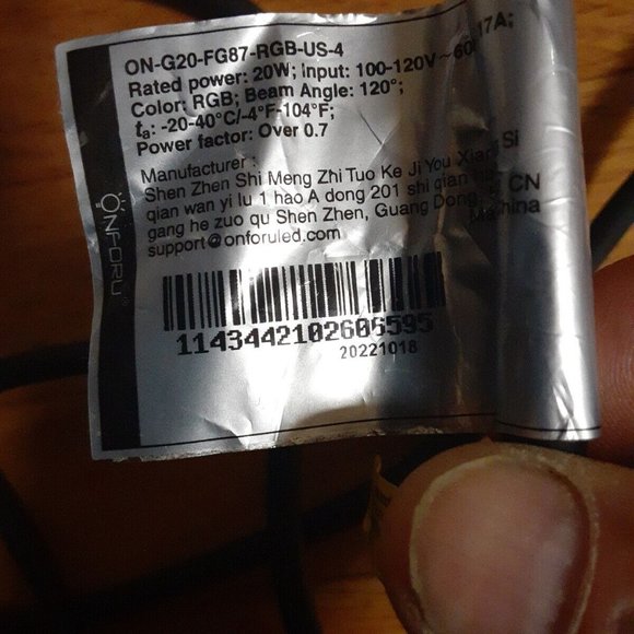 3 Pcs. Used Smart Led Flood Light RGB Outdoor Spotlight Lamp Tuya WiFi IP66 - Picture 5 of 7